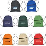 JH3365 Non-Woven Sports Pack With Front Zipper And Custom Imprint